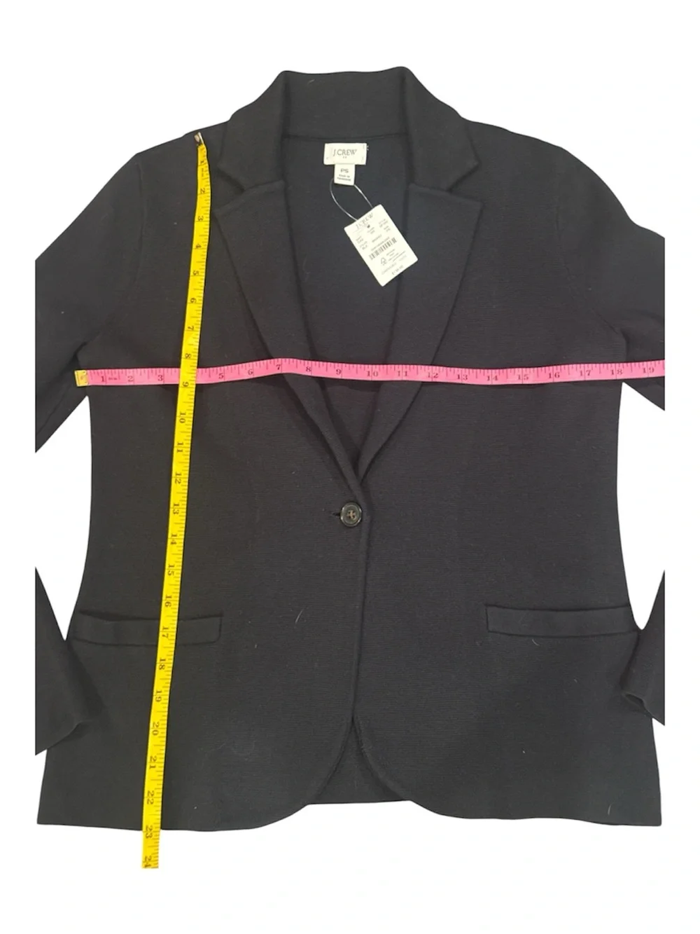 J. Crew Factory Schoolboy Sweater Blazer, Size Petite Small, NWT - Picture 5 of 7